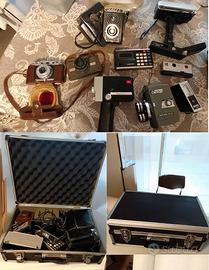 Valigetta materiale fotografico d'epoca