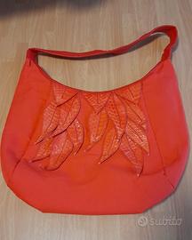 Borsa Silvano Biagini arancio corallo