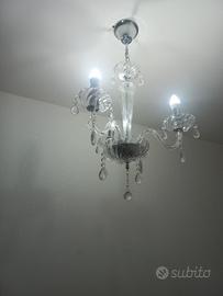lampadario in cristallo 