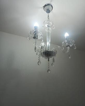 lampadario in cristallo 