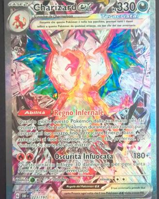 Charizard ex 223/197 SIR Ossidiana Infuocata ITA