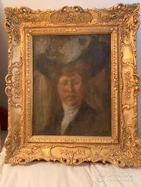 Quadro antico olio su tela