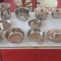 Batteria di pentole inox Cocchin