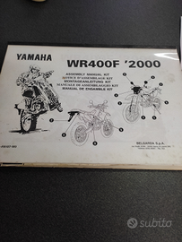 Manuale assemblaggio Yamaha WR 400f