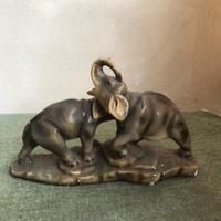 Statua in gesso elefanti - antica