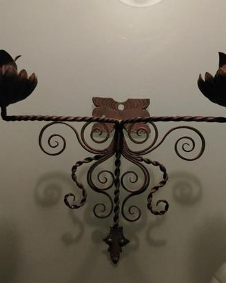 Porta candele da parete