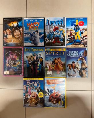 Set 10 dvd Cartoni Animati