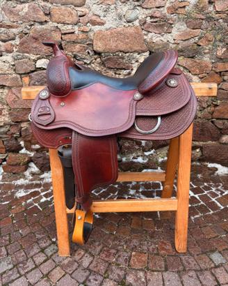 Sella western da reining 4H Saddlery 15,5"