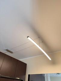 Lampadario a sospensione led lineare