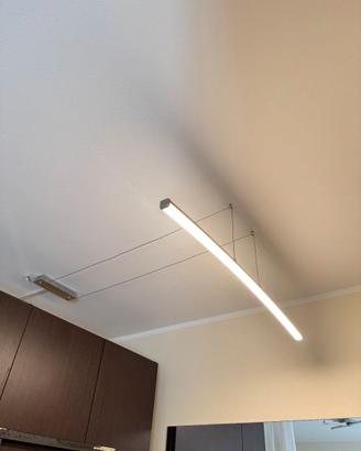 Lampadario a sospensione led lineare