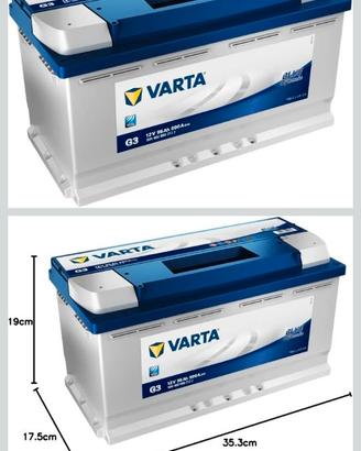 Batteria varta blue dinamic 95 Ah 800 A