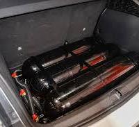 3 bombole di metano in lega leggera