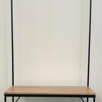 Appendiabiti con panca e scarpiera (8 pezzi)