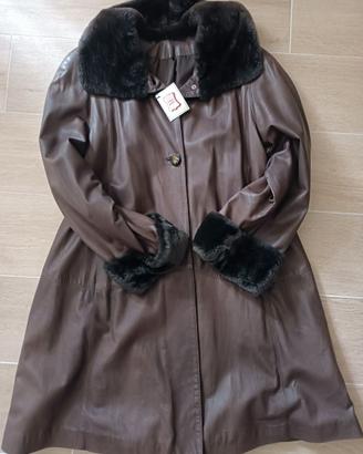 cappotto donna vera pelle nuovo