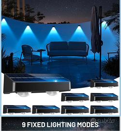 8 solari esterno con sensore