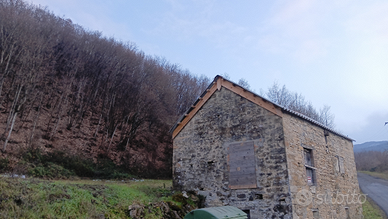 Casa rurale con terreno e bosco