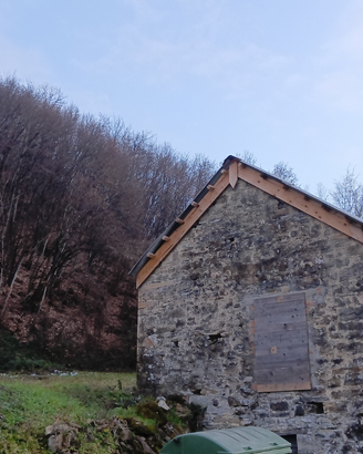 Casa rurale con terreno e bosco
