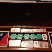 Cofanetto Dal Negro carte e fiches