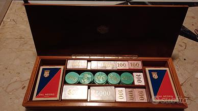 Cofanetto Dal Negro carte e fiches