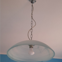 Lampadario azzurro