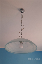 Lampadario azzurro