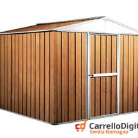 Box porta attrezzi lamiera 276x260 fin legno