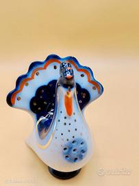 PICCOLO PAVONE IN PORCELLANA RUSSA LOMONOSOV