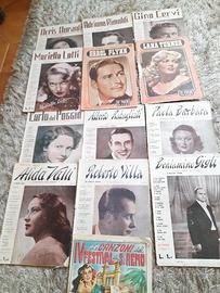 Giornali attori e cantanti anni 40