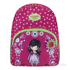 ULTIMO ZAINO SCUOLA *SANTORO_2 CERNIERE FUCSIA