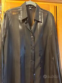 Camicia nera elegante vintage