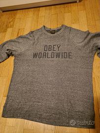 Felpa Obey grigia