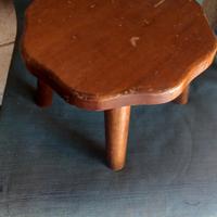 mini sgabello rustico vintage 