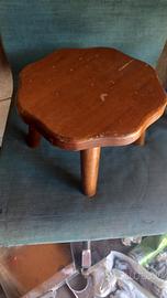 mini sgabello rustico vintage 