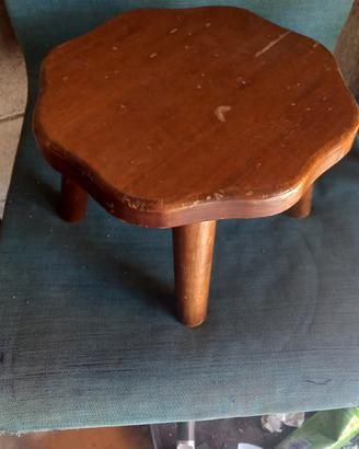 mini sgabello rustico vintage 
