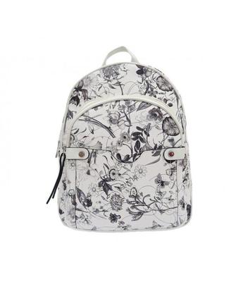 Zaino da Donna arrotondato in ecopelle floreale
