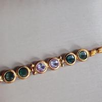 Bracciale oro e pietre preziose