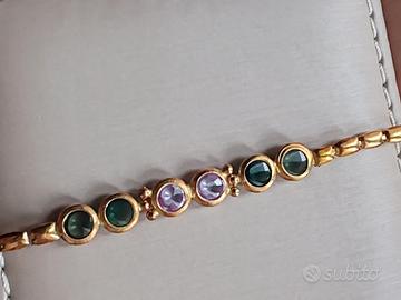 Bracciale oro e pietre preziose