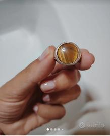Anello occhio di tigre