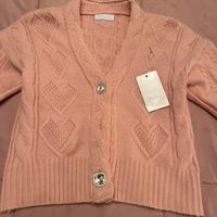 Pullover donna rosa taglia unica Alba Fashion