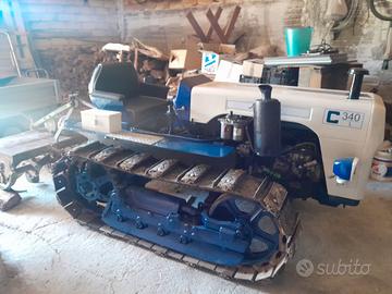 Trattore cingolato LAMBORGHINI 340 CL con fresa