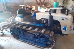 Trattore cingolato LAMBORGHINI 340 CL con fresa