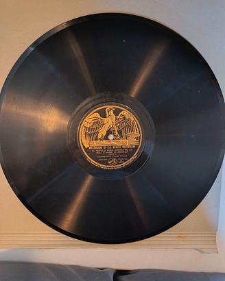 Raro disco Messaggio di Benito Mussolini 1920