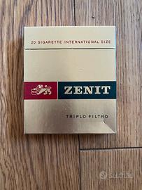 Pacchetto vioto di sigarette Zenit