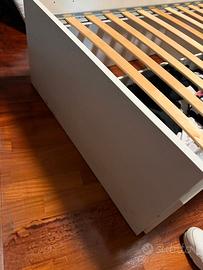 Struttura letto singolo (80x200) + materasso