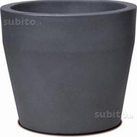 Vaso Tondo ACQUARIO - Ò cm 48x42H in resina-plasti