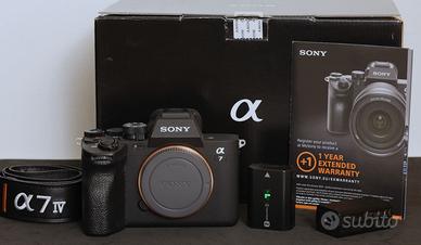 Sony A7 IV garanzia ITALIA pari al nuovo alpha 7IV