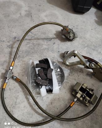 Impianto freni anteriori otk Tony kart 