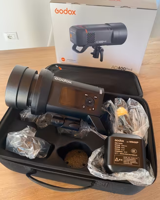 GODOX AD400PRO II – 400Ws – PRATICAMENTE NUOVO