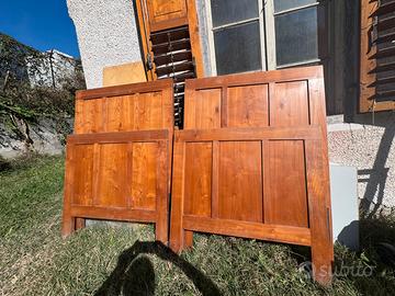Letti cigliegio arte povera