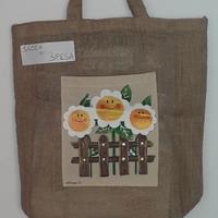 Borsa /Sacca dipinta a mano